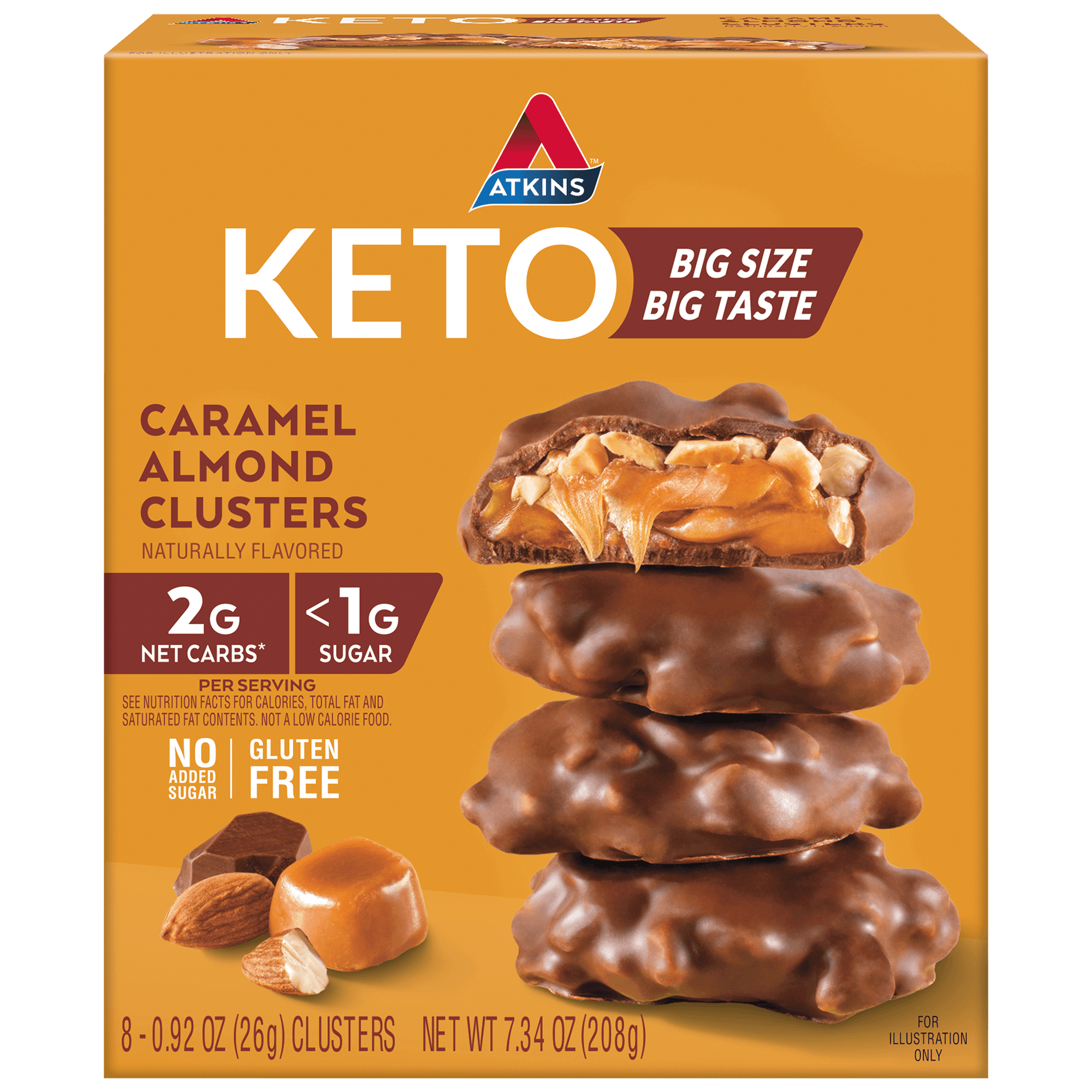 Keto Caramel Almond Clusters