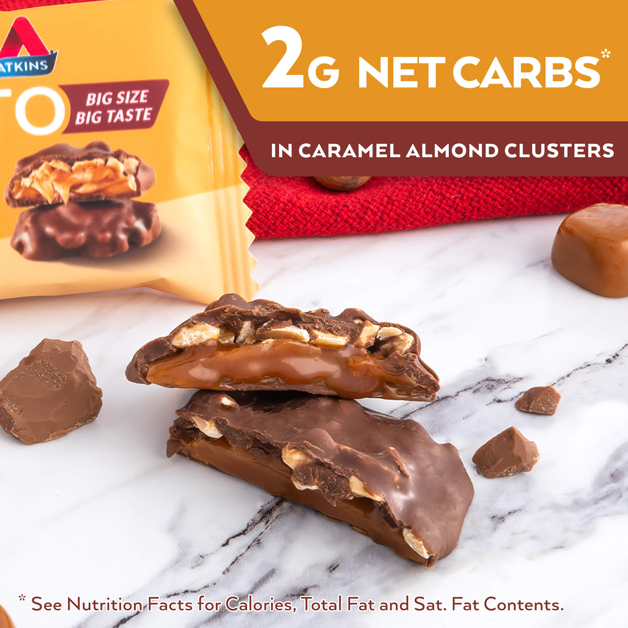 Keto Caramel Almond Clusters