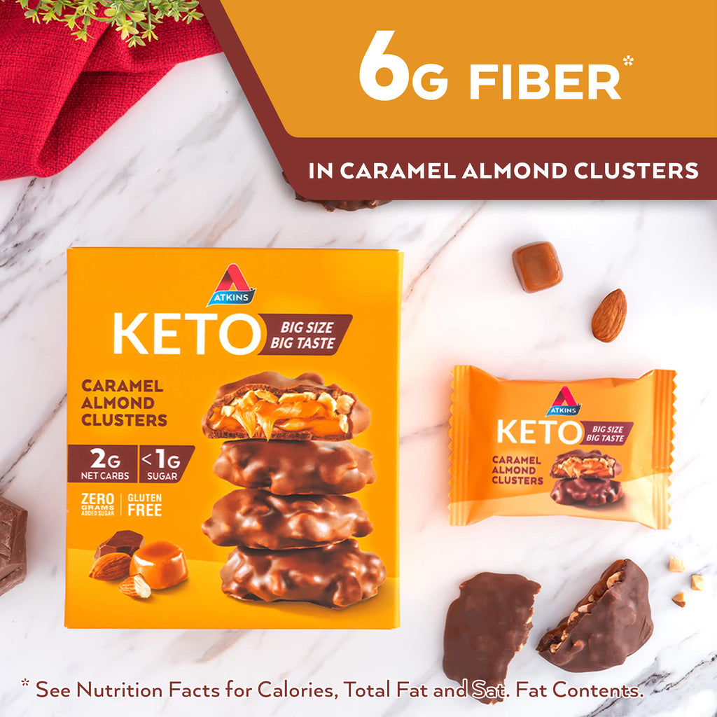 Keto Caramel Almond Clusters