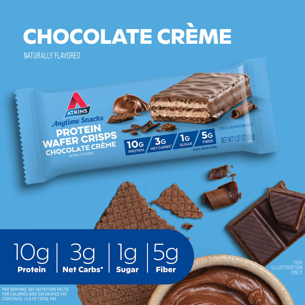 Chocolate Crème Protein Wafer Crisps