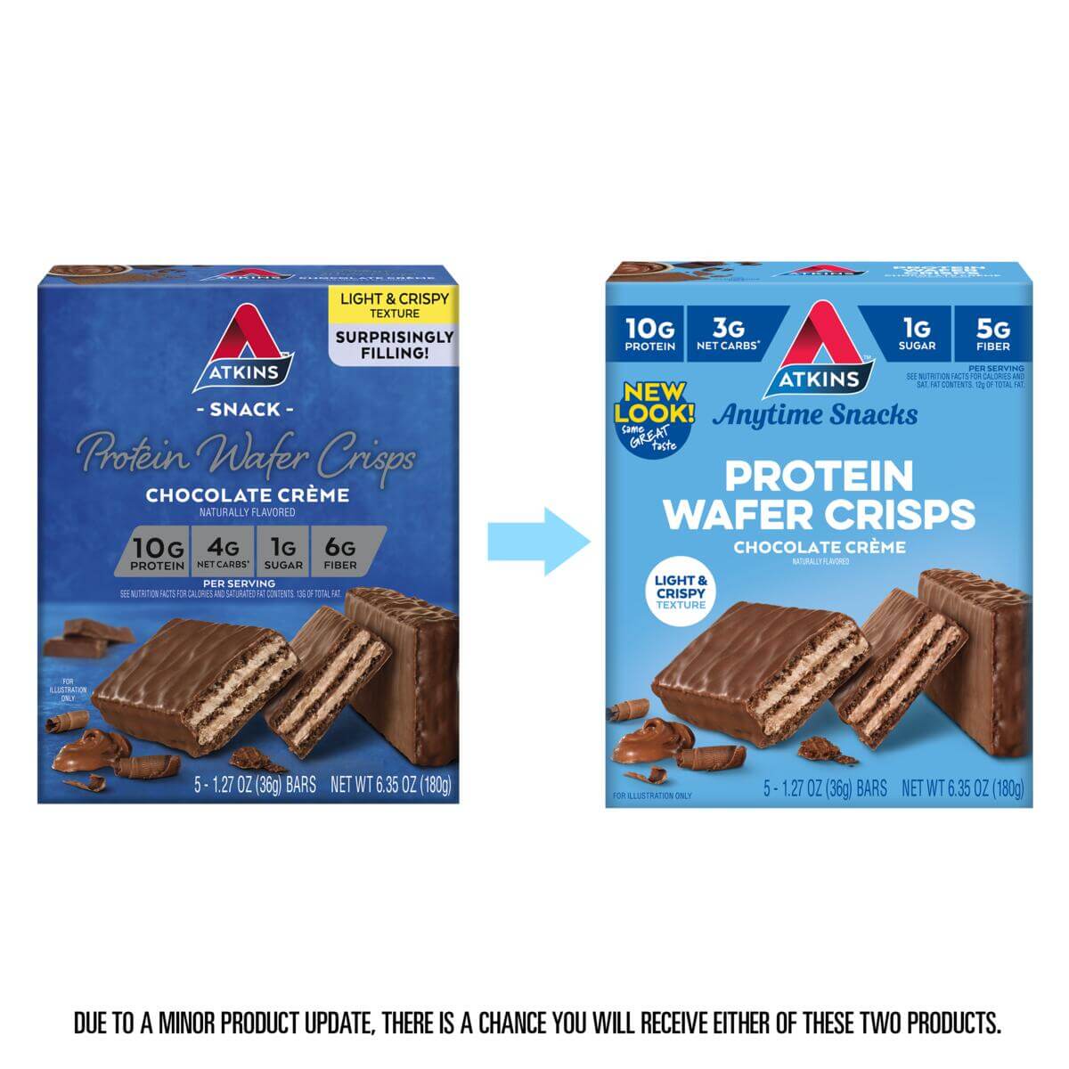 Chocolate Crème Protein Wafer Crisps