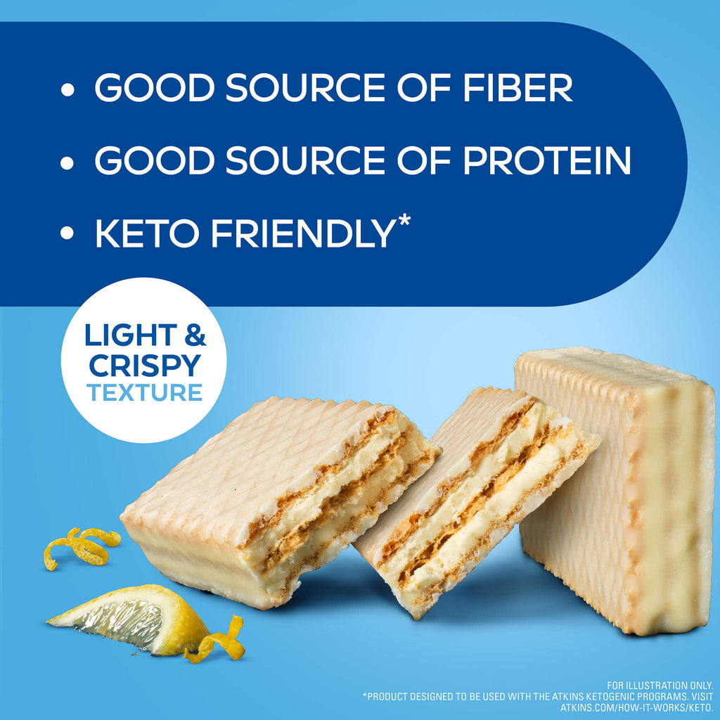 Lemon Crème Protein Wafer Crisps