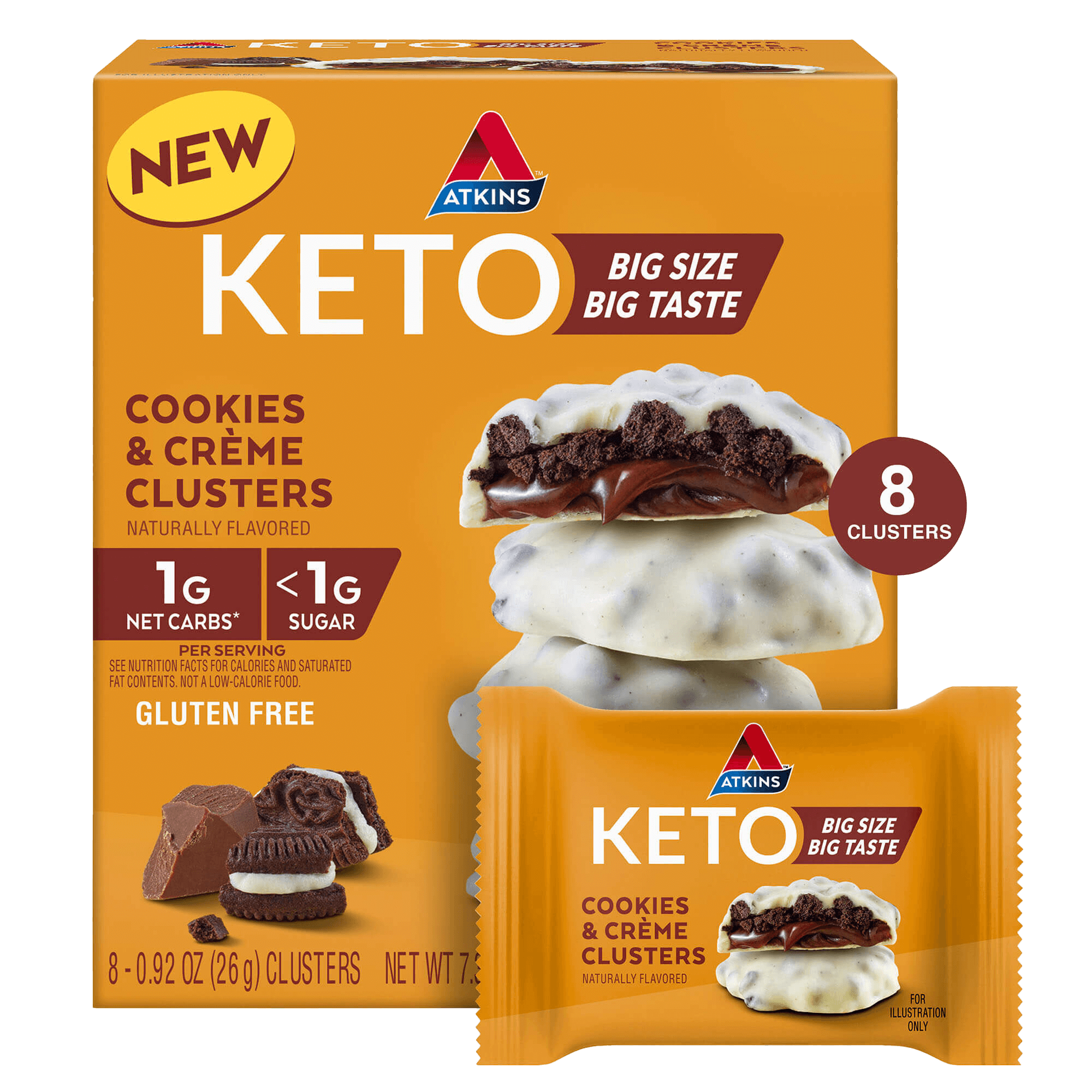 Keto Cookies & Crème Clusters