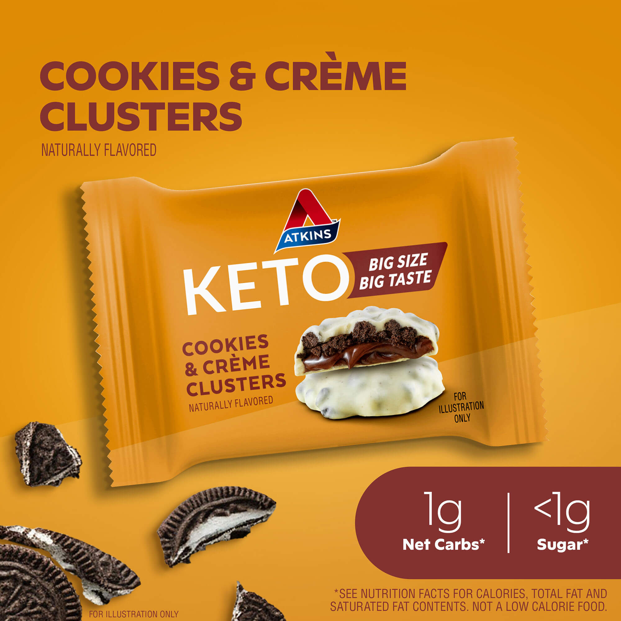 Keto Cookies & Crème Clusters