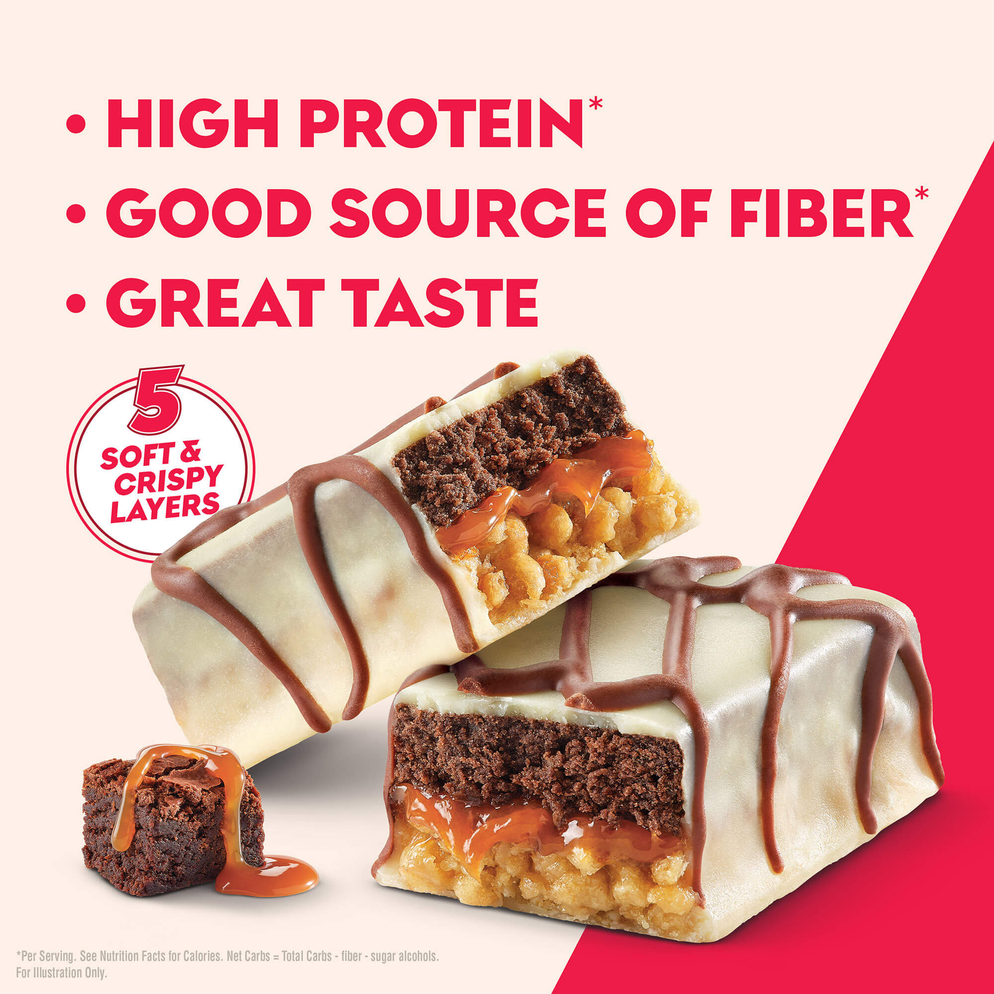 Brownie Delight Layered High Protein Bar