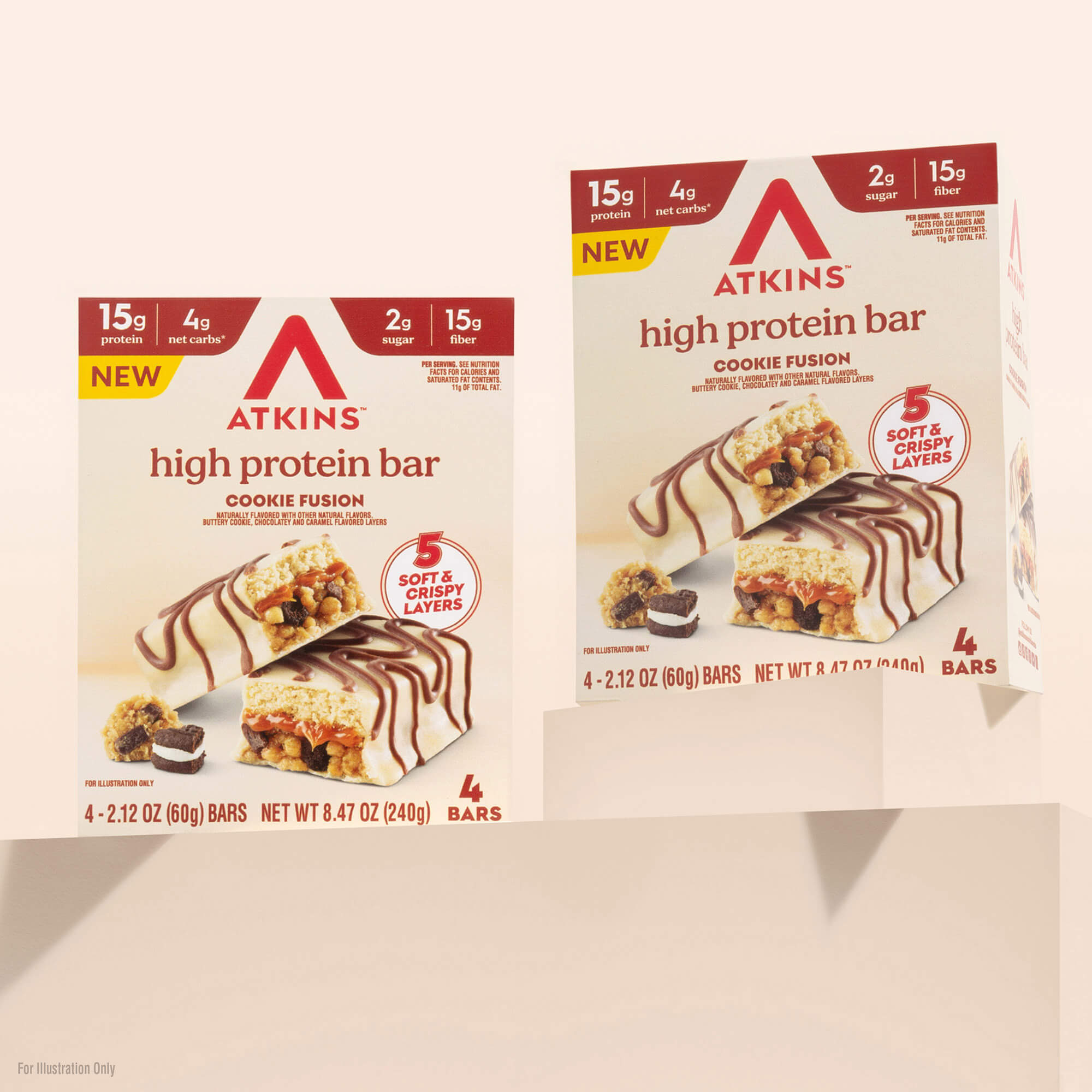 Cookie Fusion Layered High Protein Bar