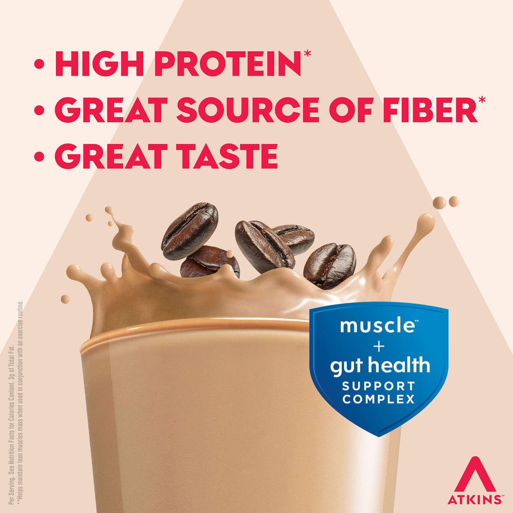 Atkins Strong Caffe Latte 30g Protein Shake