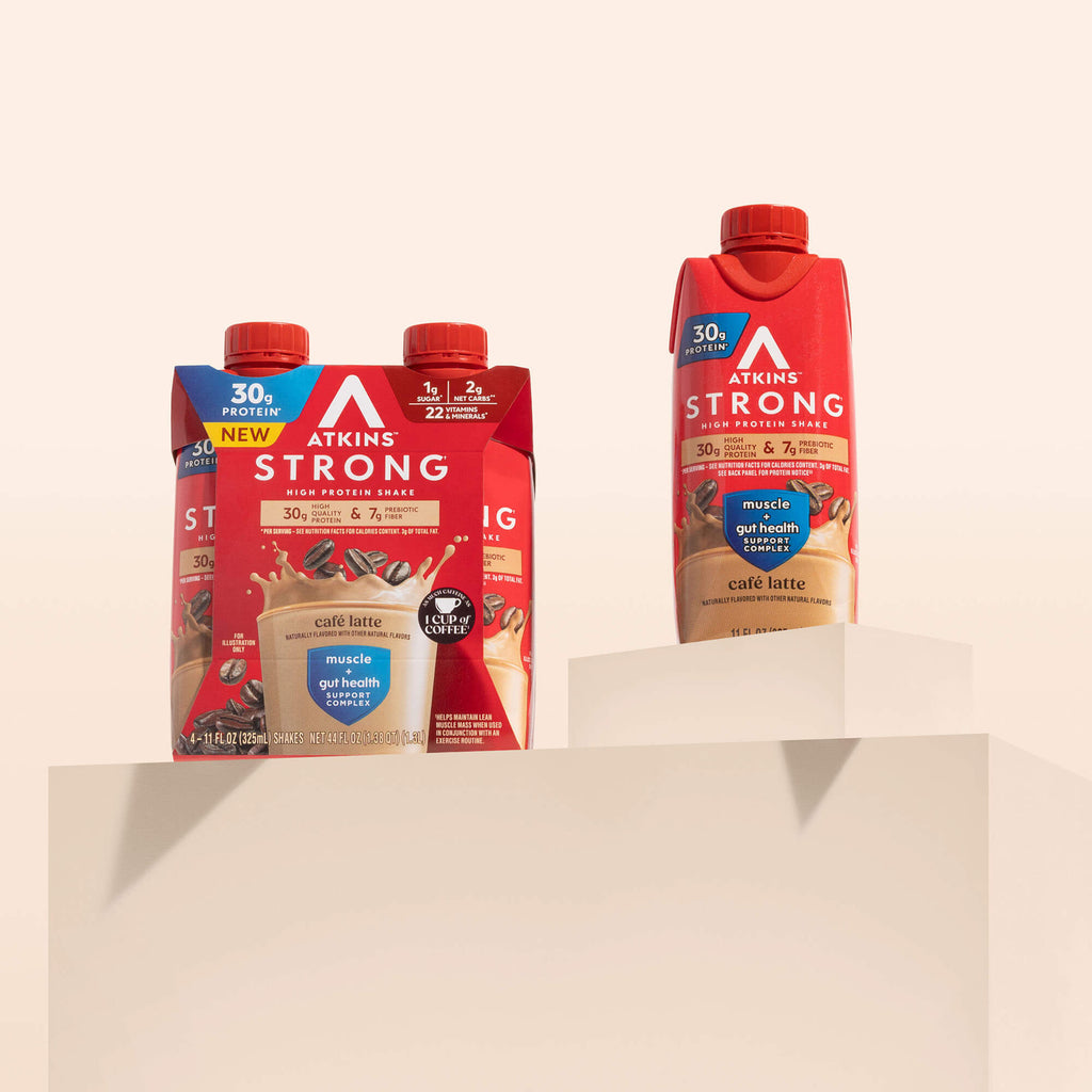 Atkins Strong Caffe Latte 30g Protein Shake