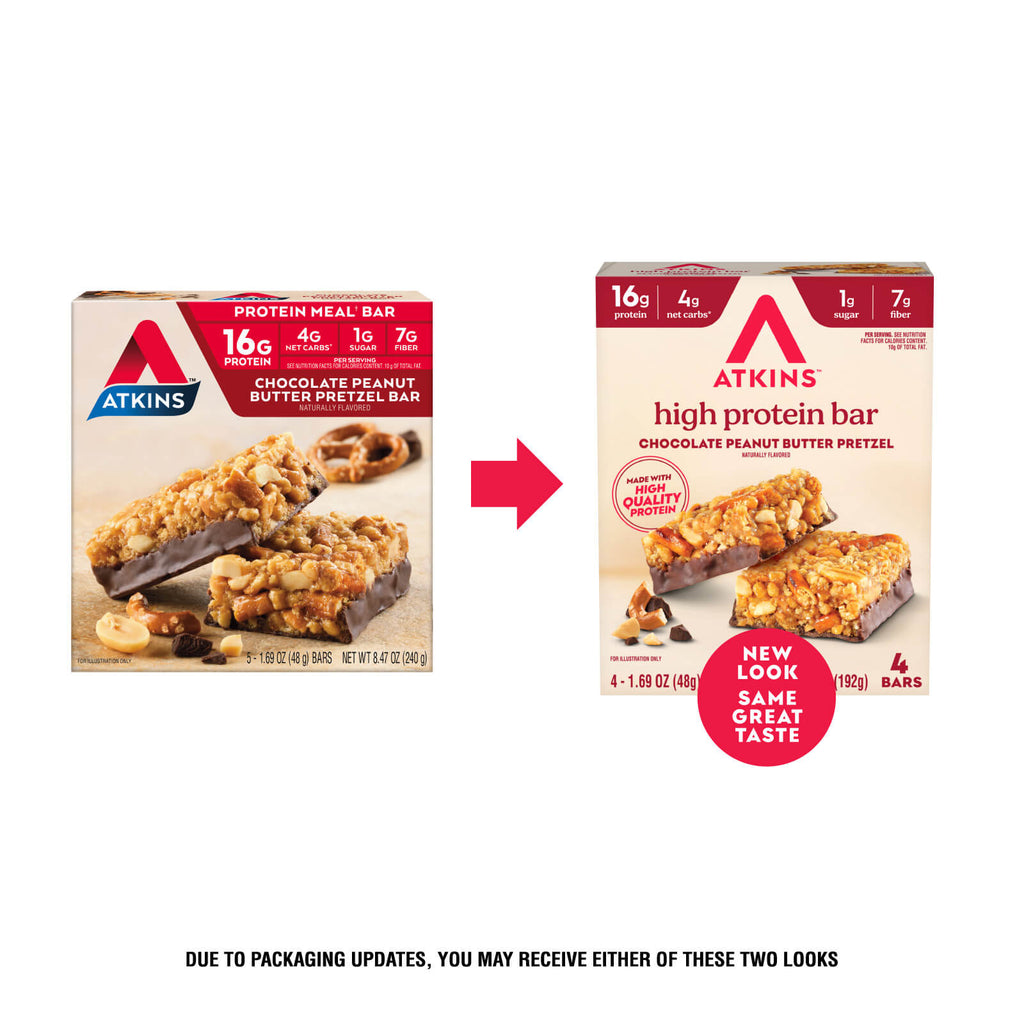 Chocolate Peanut Butter Pretzel High Protein Bars