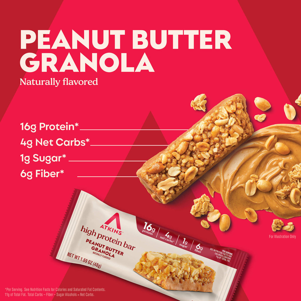Peanut Butter Granola High Protein Bars