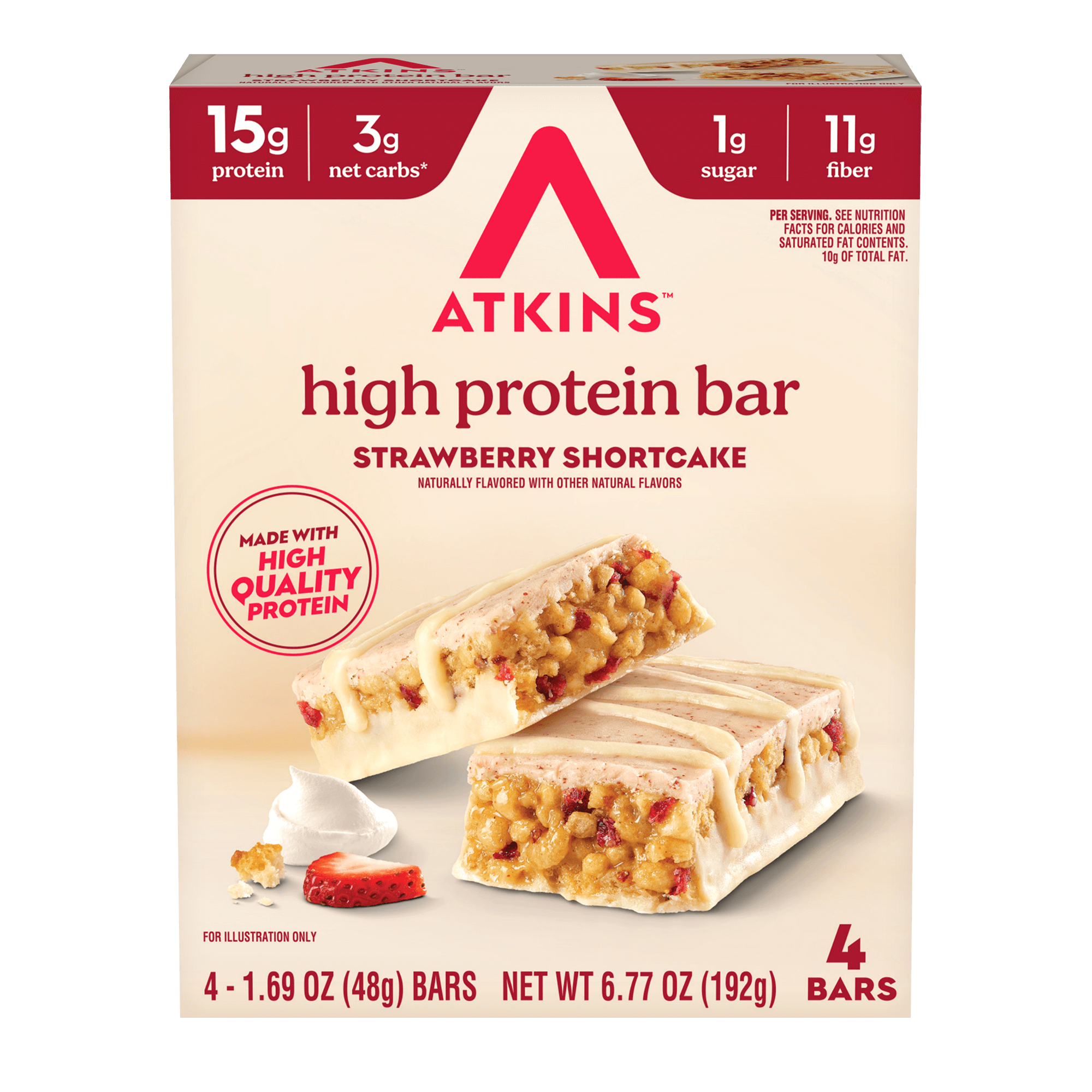 Strawberry Shortcake High Protein Bars
