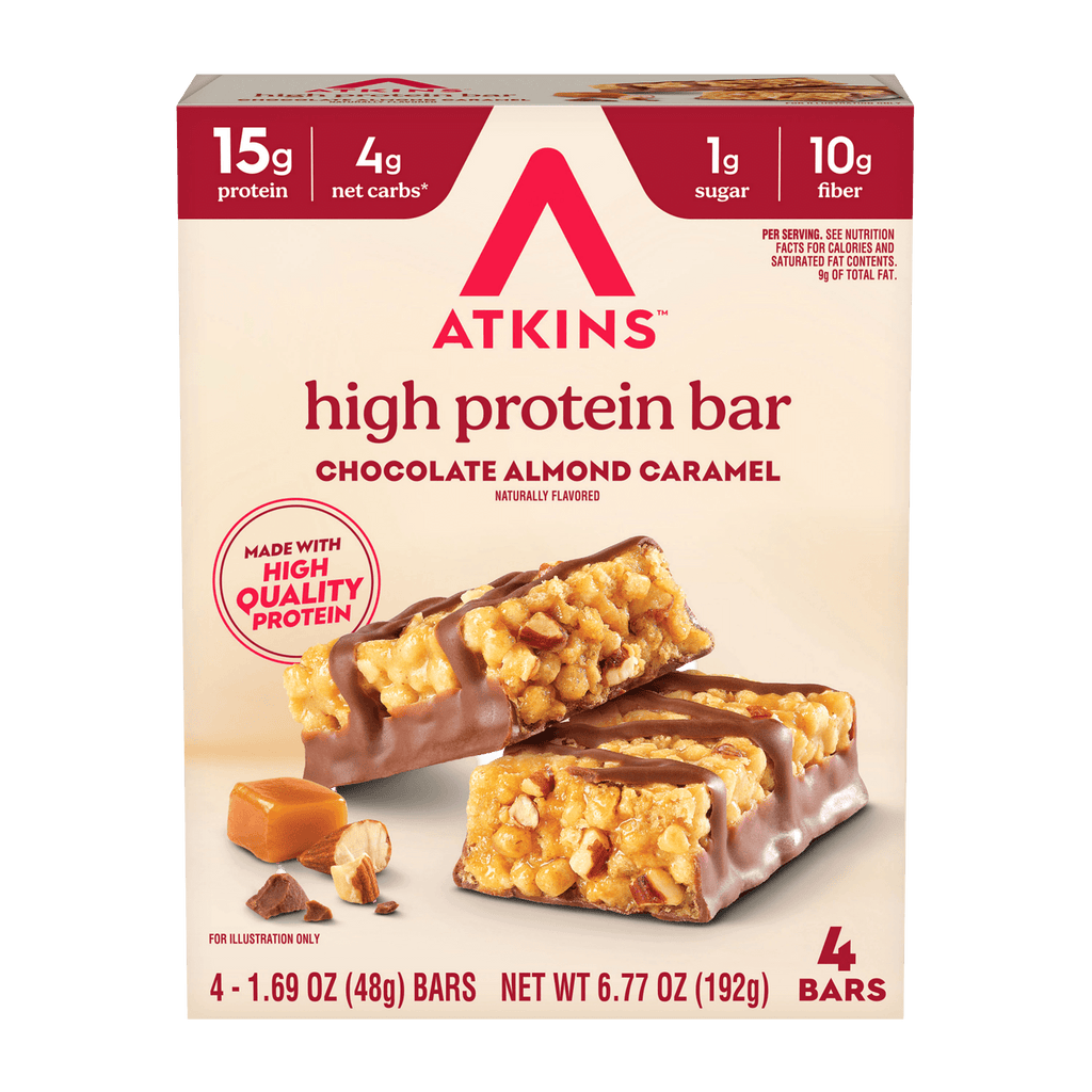 Chocolate Almond Caramel High Protein Bars