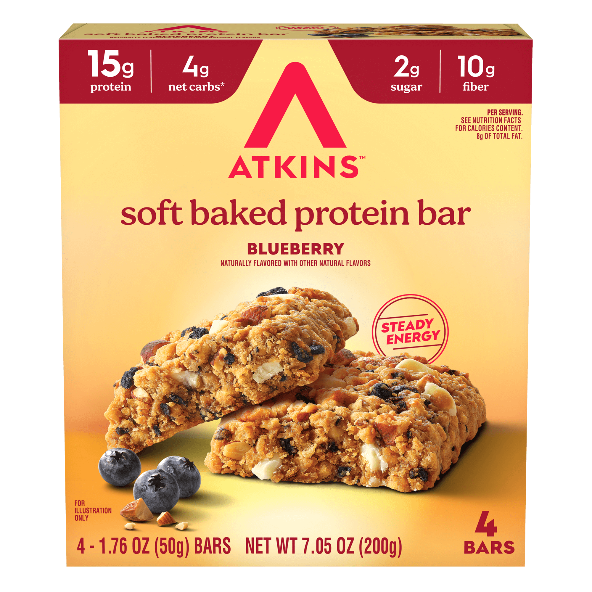 Blueberry High Protein Soft Baked Bars