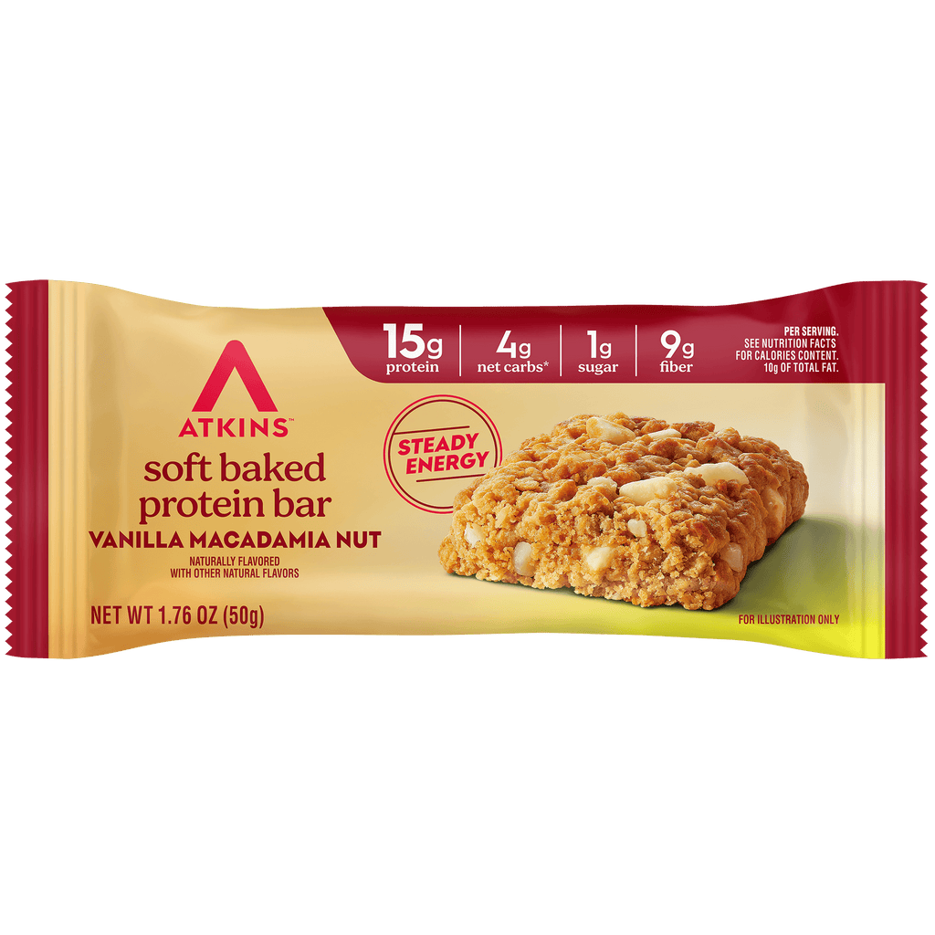 Vanilla Macadamia Nut High Protein Soft Baked Bars