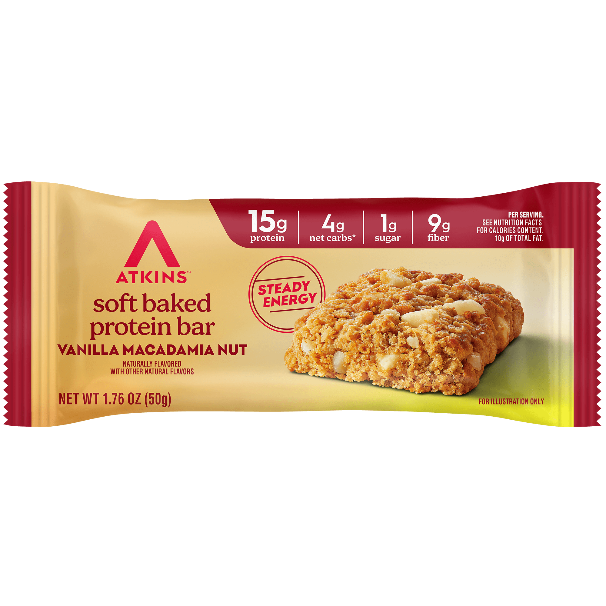 Vanilla Macadamia Nut High Protein Soft Baked Bars