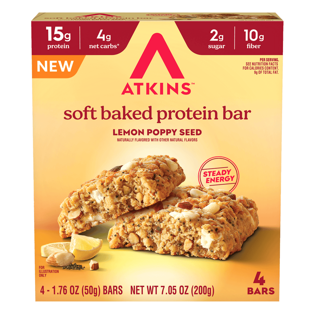 Lemon Poppy Seed Soft Baked Protein Bar