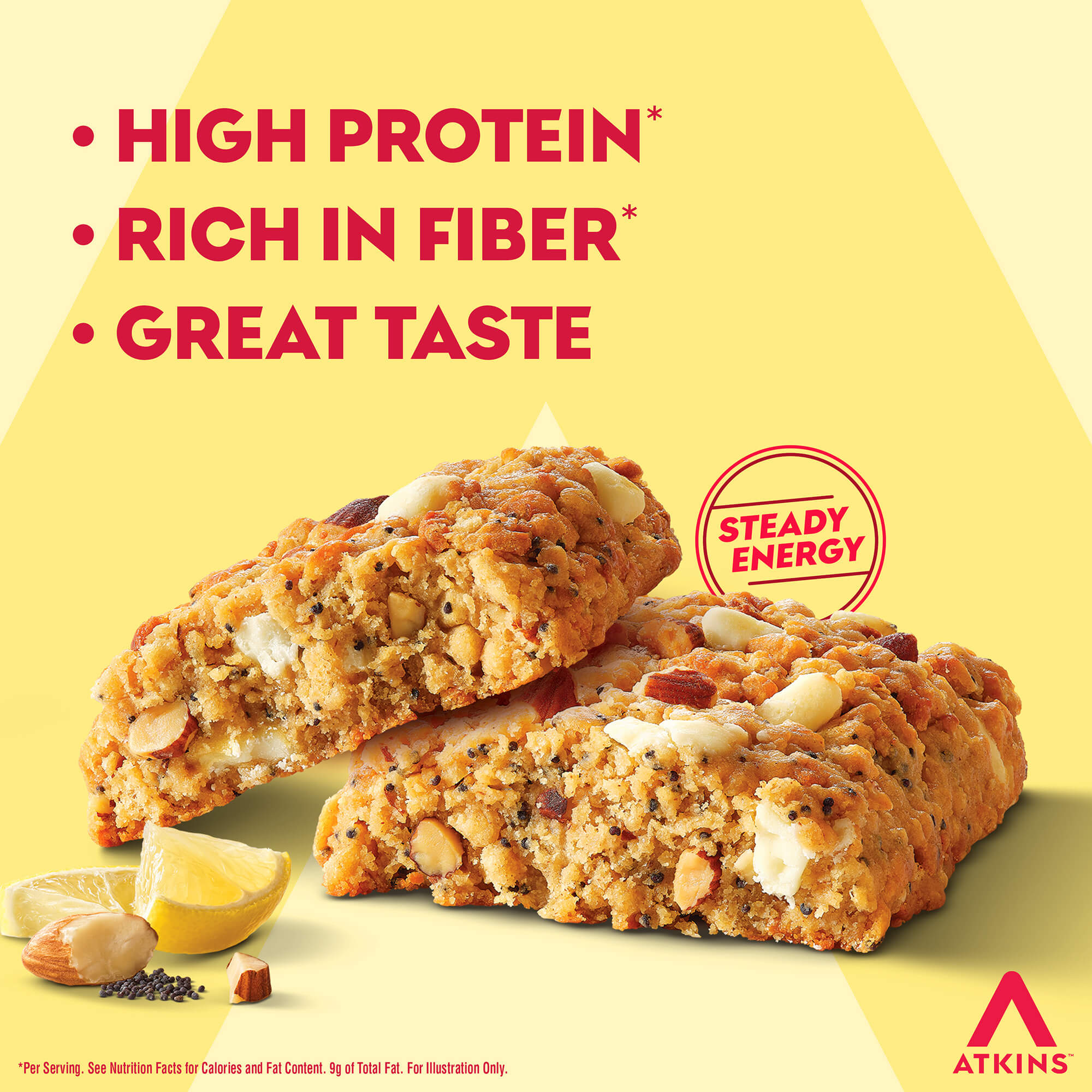 Lemon Poppy Seed Soft Baked Protein Bar