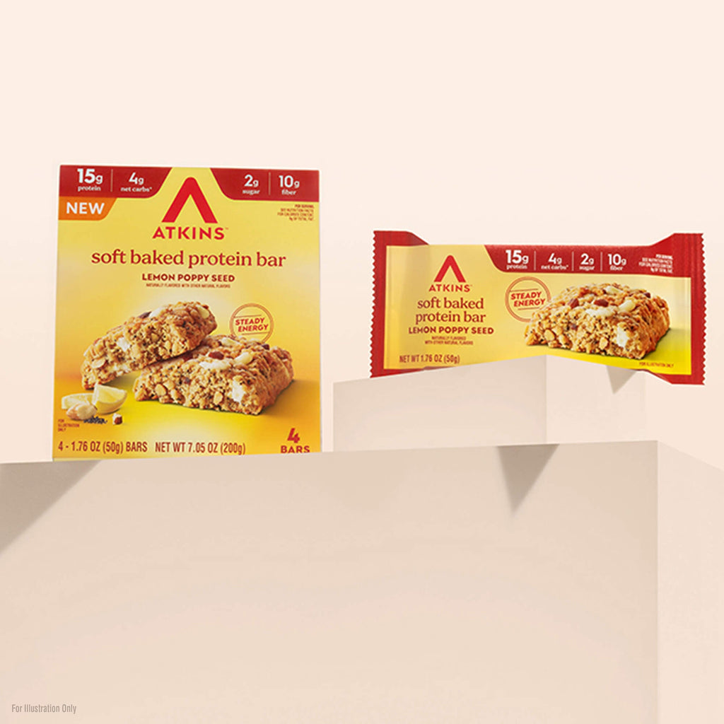 Lemon Poppy Seed Soft Baked Protein Bar