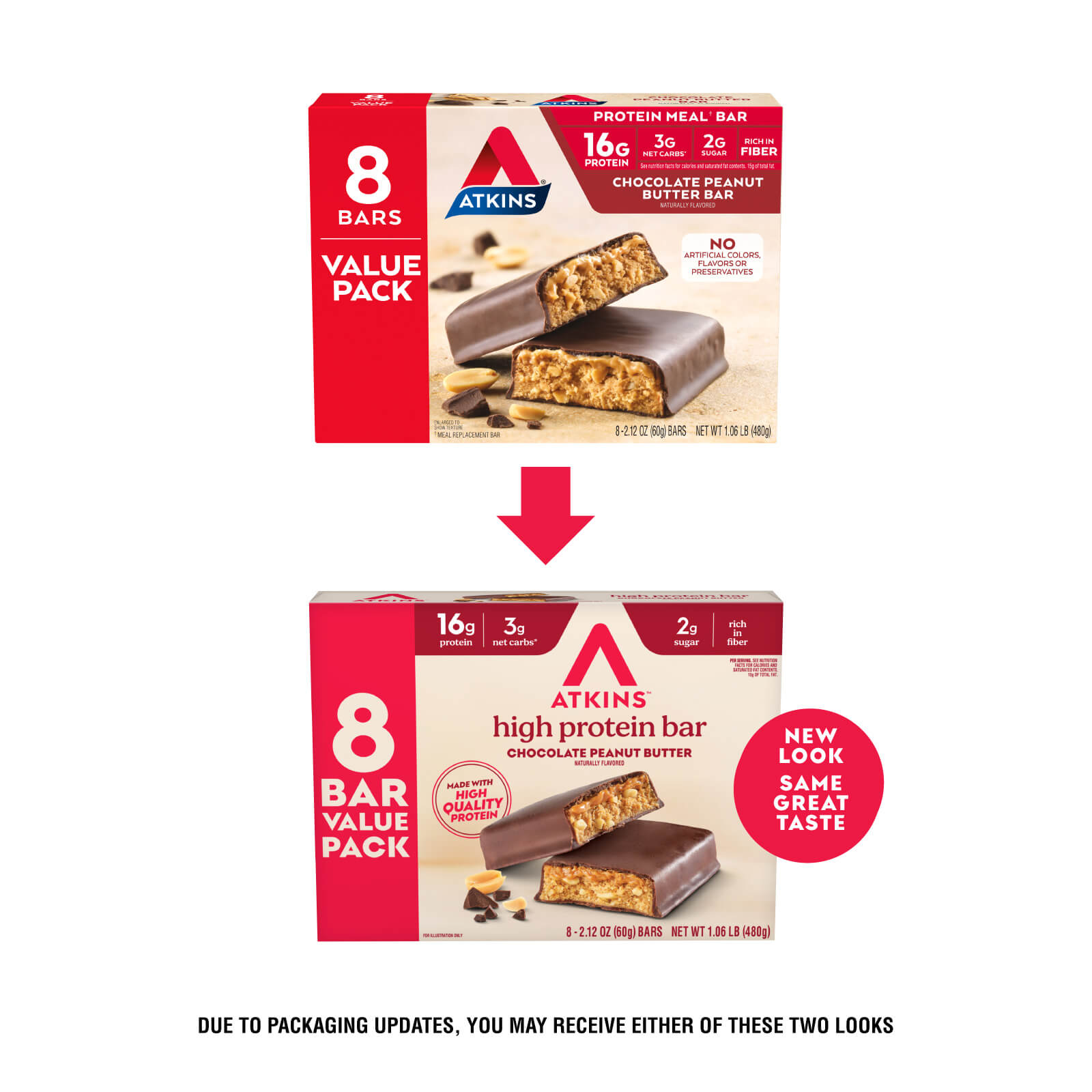 Chocolate Peanut Butter Bar Value Pack