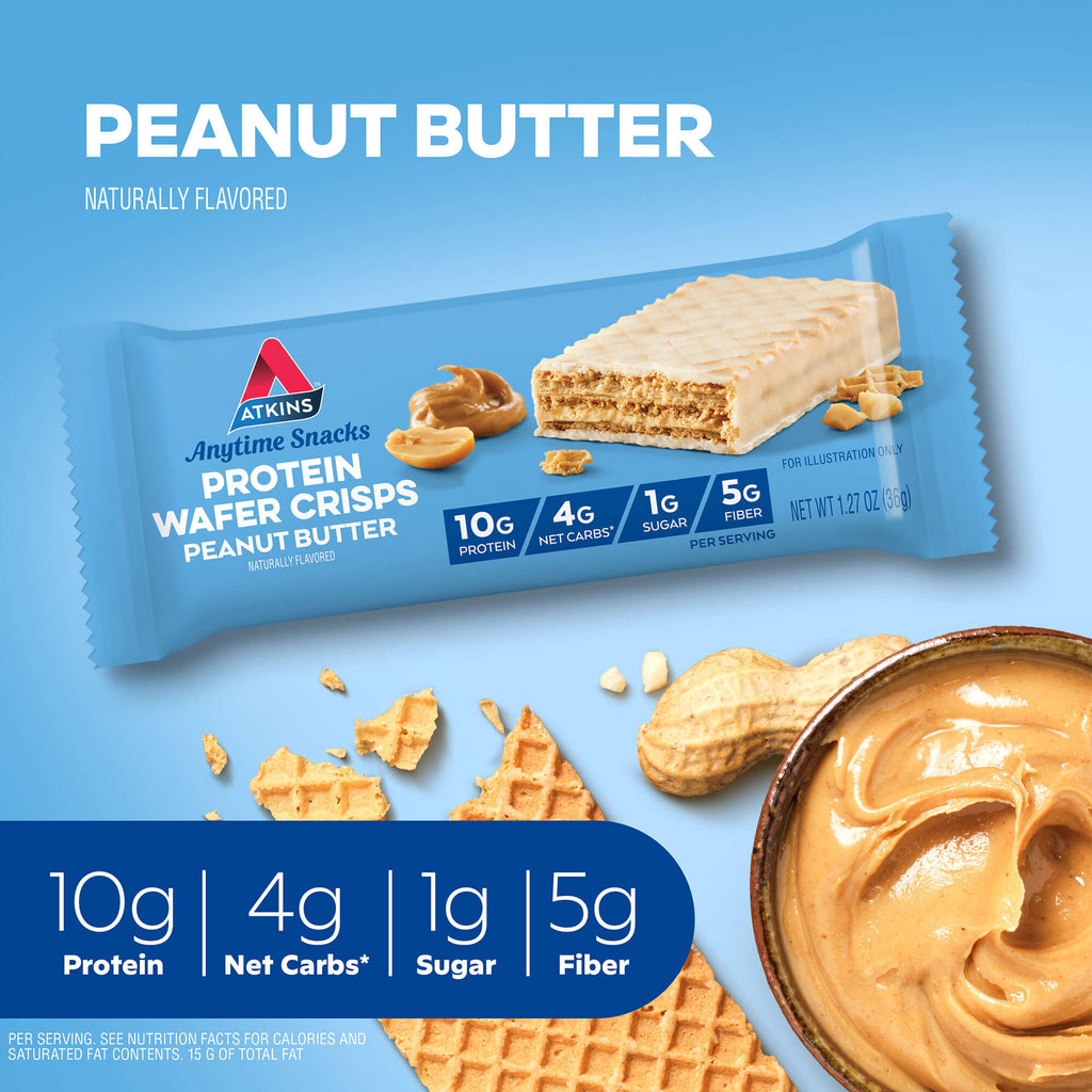 Peanut Butter Protein Wafer Crisps