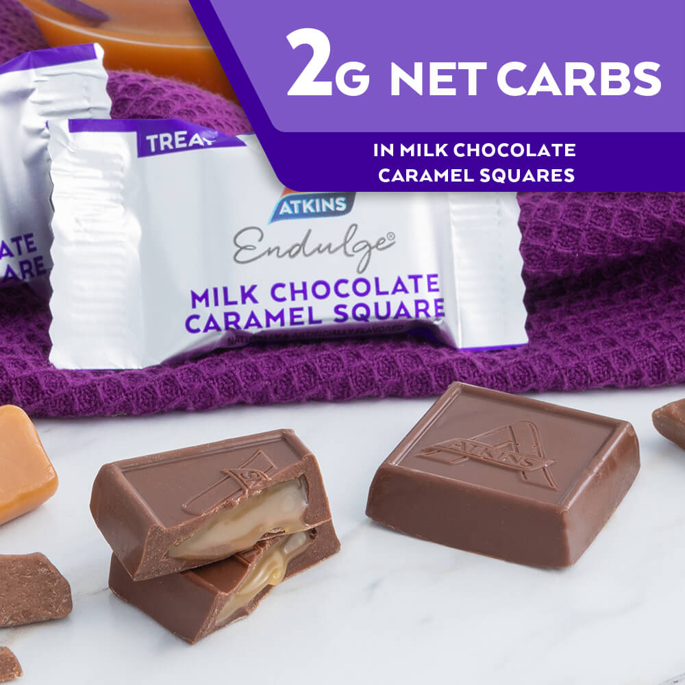 Endulge Milk Chocolate Caramel Squares