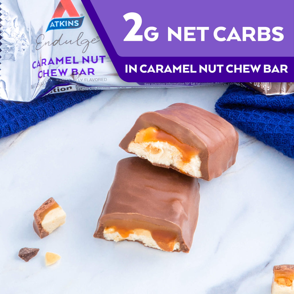 Endulge Caramel Nut Chew Bar