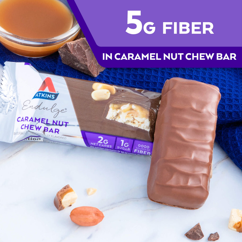 Endulge Caramel Nut Chew Bar