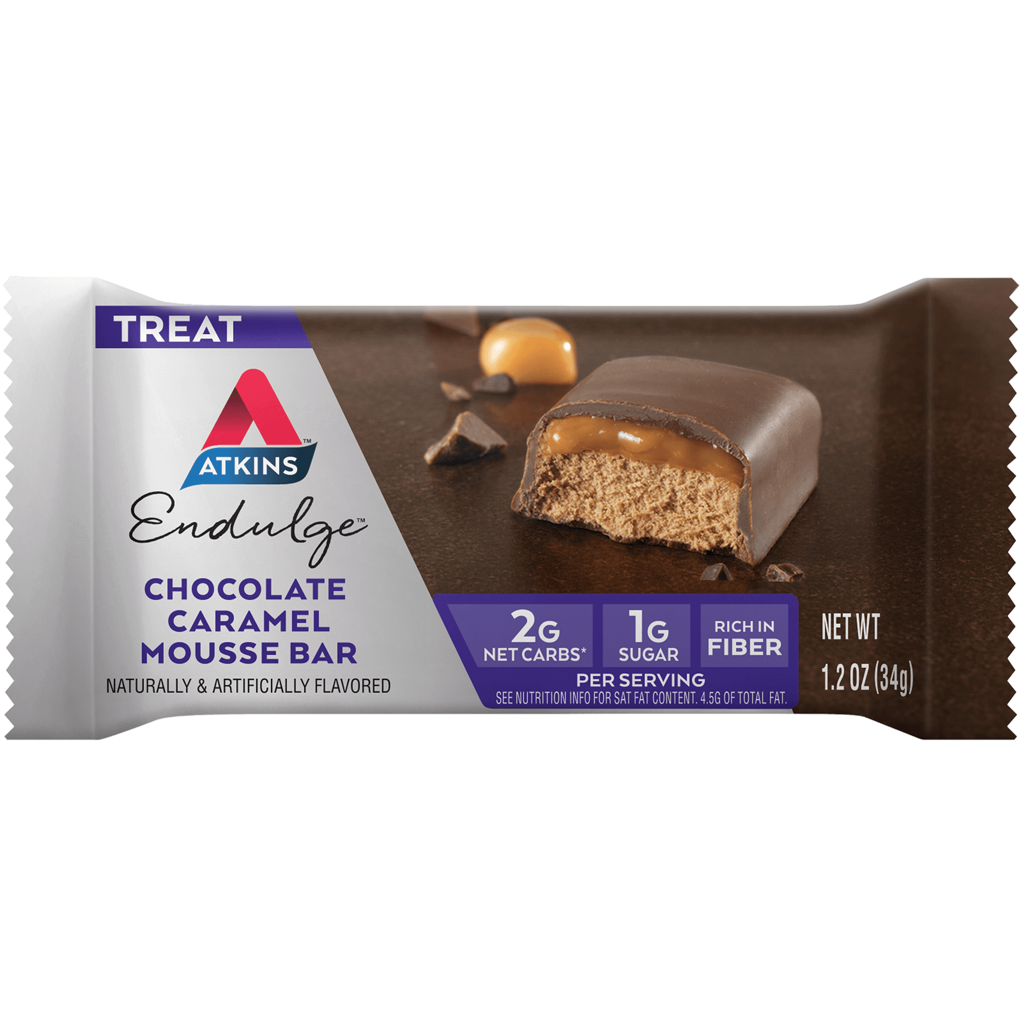 Endulge Chocolate Caramel Mousse Bar