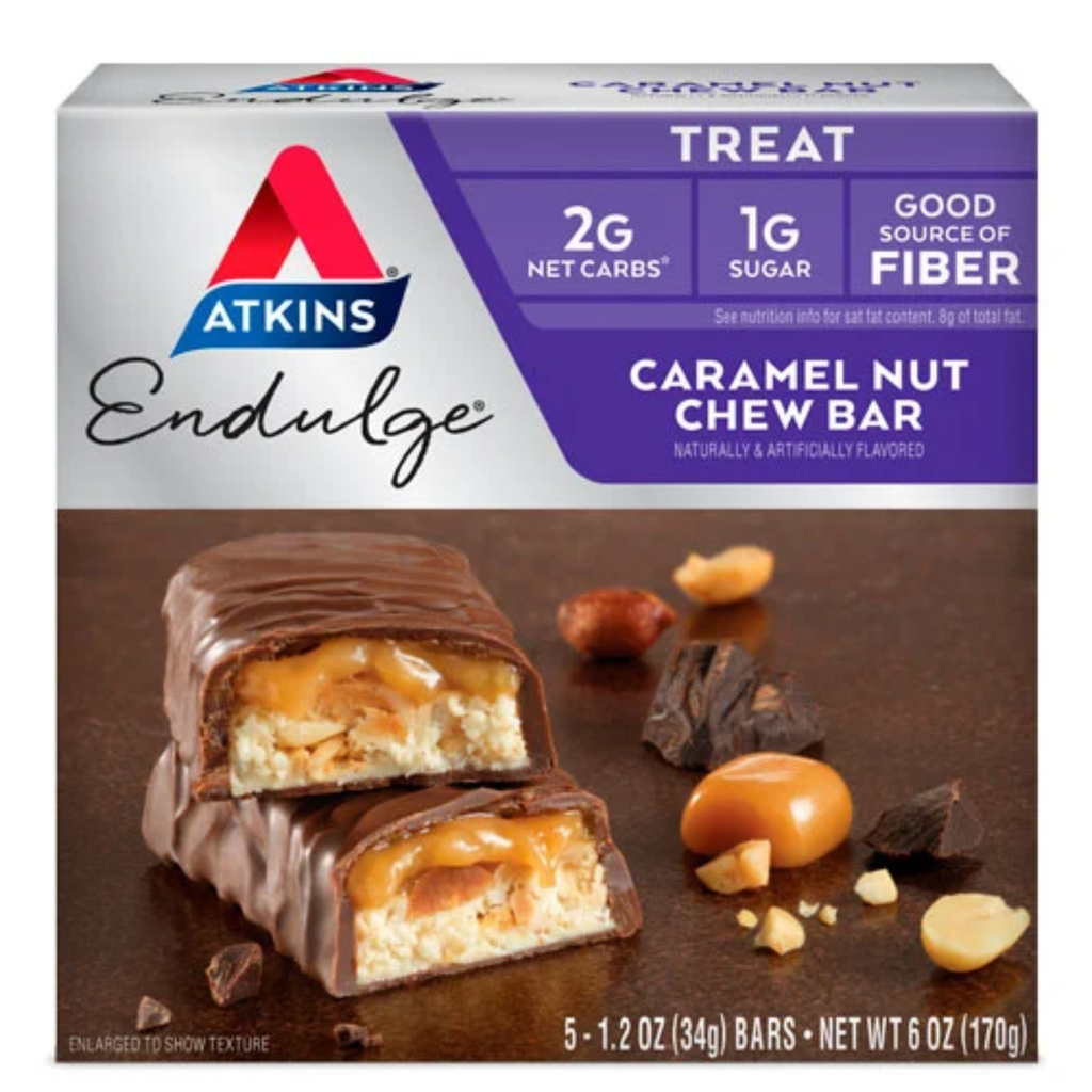 Endulge Caramel Nut Chew Bar